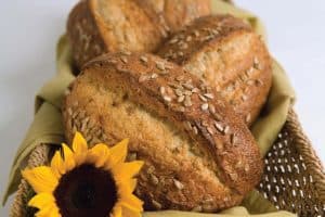 Toasted Sunflower Honey Loaf close up